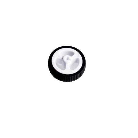 White 3PI MiniQ Car Whell Tyre 34mm For N20 Motor - 2