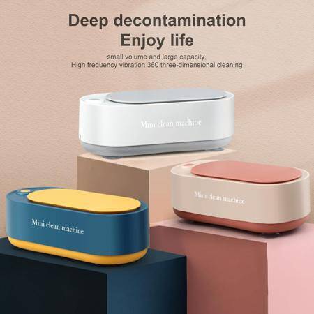 White Mini Ultrasonic Cleaner Machine (Without Battery) - 4