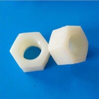 White Nylon Nut M3 - 2