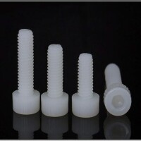 White Nylon Screw M3x12mm - 2