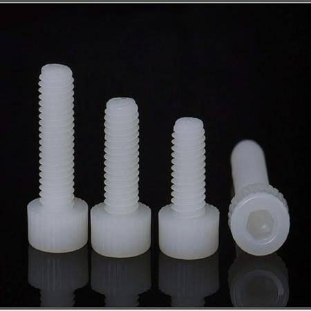 White Nylon Screw M3x12mm - 2