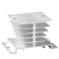  White Single Phase Solid State Relay SSR Heat Sink Base Small Type Heat Radiator For 10A To 40A Size:80x50x50MM - 4