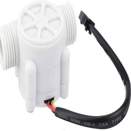 White Water Flow Sensor (Sea) YF-S201B Flowmeter G1/2 1-30L/min 5-15V - 3