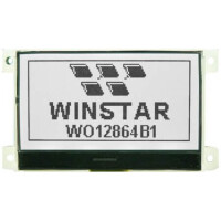 WO12864B1-TFH# LCD COG 128X64 FSTN POSITIVE WHITE 3.3V - 1