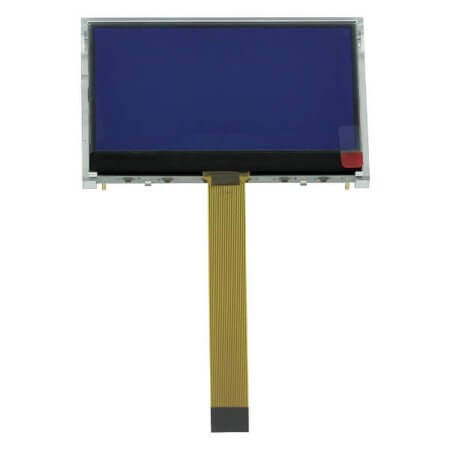 WO12864H-TMI# LCD COG 128X64 STN NEGATIVE BLUE 3.3V - 1