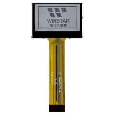 WO12864P-TFH# LCD COG 128x64 FSTN POSITIVE WHITE 3V - 1
