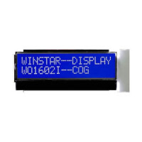 WO1602I-TMI-AT# LCD COG 16X2 STN NEGATIVE BLUE 3V/5V - 1