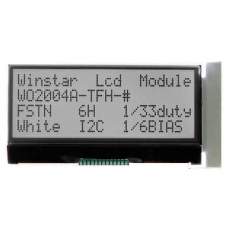 WO2004A-TFH# LCD COG 20X4 FSTN POSITIVE 3V/5V - 1