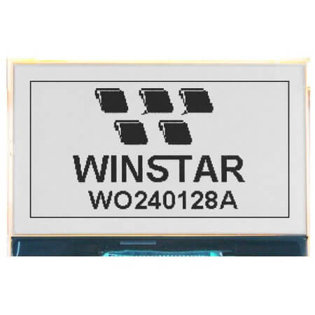 WO240128A-TFH# LCD COG 240X128 STN NEGATIVE BLUE 3.3V - 1
