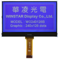 WO240128B-TMI# LCD COG 240X128 STN NEGATIVE BLUE 3.3V - 1