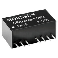 WRB1212S-1WR2 DC/DC CONV 1W 9-18VDC 12VDC 83mA - 1