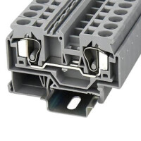 WS10-01P-11-00AH DIN RAIL T.B.10mm² SPRING-CAGE GRAY - 1