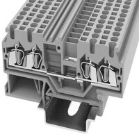 WS2.5-QU-01P-11-100AH DIN RAIL T.B.2.5mm² SPRING-CAGE GRAY 2IN2OUT - 1