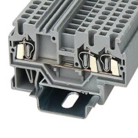 WS2.5-TW-01P-16-100AH DIN RAIL T.B.2.5mm² SPRING-CAGE RED 1IN2OUT - 1