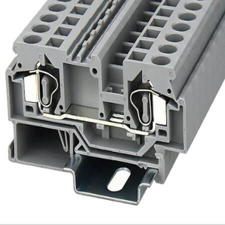 WS6-01P-11-00AH DIN RAIL T.B.6mm² SPRING-CAGE GRAY - 1