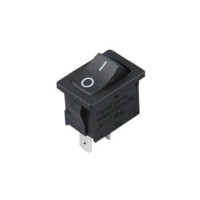 XCK-017-171-53U SWITCH ROCKER M/ON 2PIN BLACK GORBO - 1