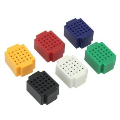 XF-25 Ultra Mini Breadboard Red - 25 Point - 2