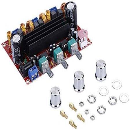 XH-M139 2.1 Channel Digital Power Amplifier Board 12V-24V Wide Voltage TPA3116D2 2x50W 100W Sensor - 1