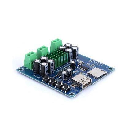 XH-M422 TPA3116D2 Bluetooth Amplifiers Board Integrated Bluetooth U-Disc TF Player Amp Boards Dual Channels 50 Wx2 DC 12 V-24 V - 2