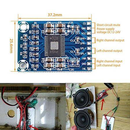 XH-M562 TPA3116D2 50 W+50W Dual Channel Mini Digital Amplifier Class D-Amplifier - 2