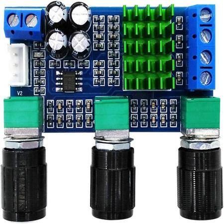 XH-M567 TPA3116D2 Digital Amplifier Board Dual Channel 2x80W Audio Power Amplifiers - 1