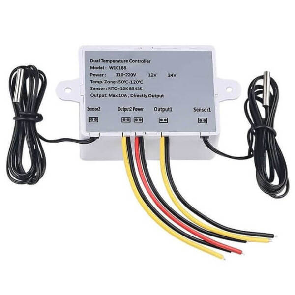 XK-W1088 DC24V 240W Dual Digital Temperature Controller - 2