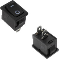 XW-601 SWITCH ROCKER ON-OFF 180C 6A 250VAC - 1