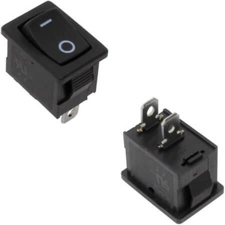 XW-601 SWITCH ROCKER ON-OFF 180C 6A 250VAC - 1