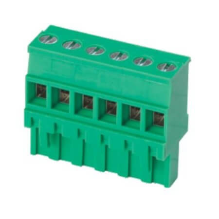 XY2500F-B 10P TERM.BLK.5.08MM 10P FEMALE GREEN - 1
