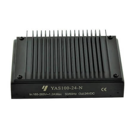 YAS100-24-N DC/DC CONV 100W 165-265VAC 24VDC 4A - 1