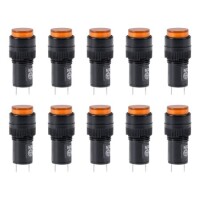Yellow AC/DC36V NXD-212 Small LED Signal Indicator Light - 1