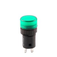 Yellow AC/DC24V 16mm AD16-16E LED Power Pilot Signal Light Lamp - 1