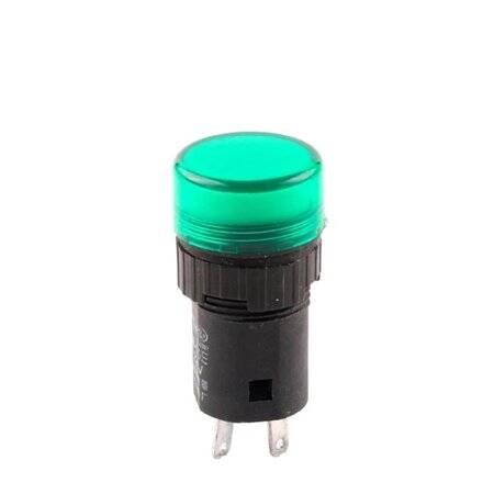 Yellow AC/DC24V 16mm AD16-16E LED Power Pilot Signal Light Lamp - 1