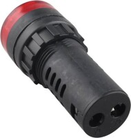 Yellow AC/DC36V 22mm AD16-22SM LED Signal Indicator Built-in Buzzer - 3