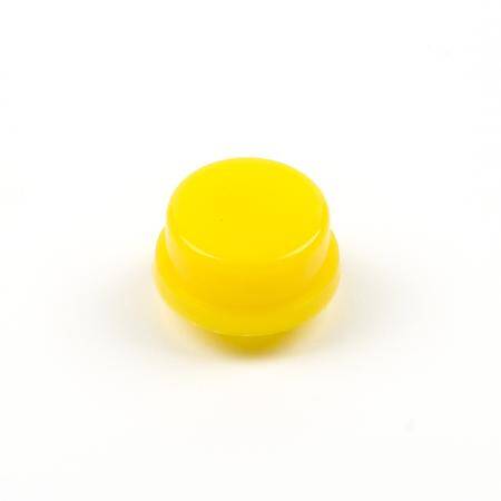 Yellow Round Cap For Square Tactile Switch - 1