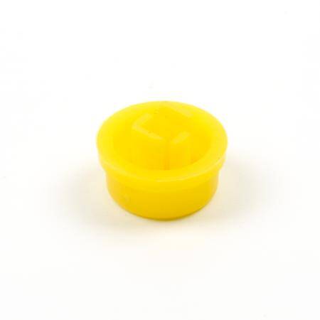 Yellow Round Cap For Square Tactile Switch - 3