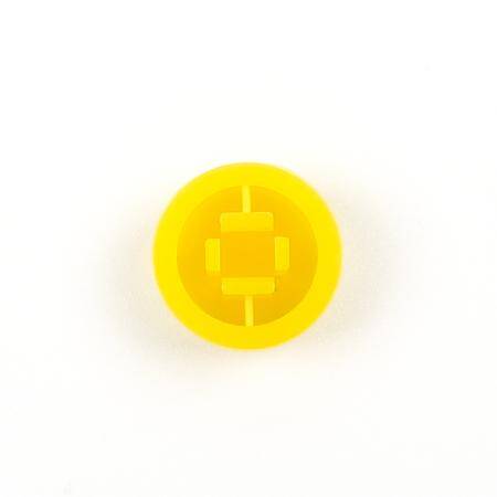 Yellow Round Cap For Square Tactile Switch - 4