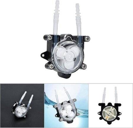 Yeşil NKP-DC-S10G 12V Peristaltik Sıvı Pompası Silikon Tüplü Tüp Boyutu 3mm ID x 5mm OD Minimum akış 80ML/Min - 4