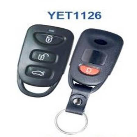 YET1126 WIRELESS REMOTE PLASTIC CASE 3 BUTTON - 1