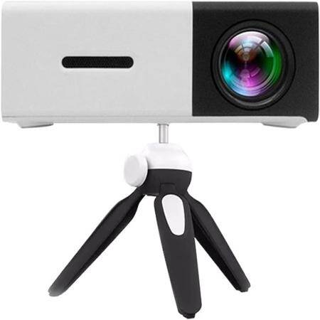 YG-300 Projector Yellow Color Portable Entertainment Household Projector - 1