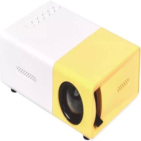 YG-300 Projector Yellow Color Portable Entertainment Household Projector - 2