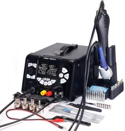 YIHUA853D Digital Display Hot Air Desoldering Station Power Supply Three-in-One US Plug - 1