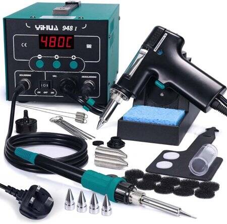 YIHUA948 I Upgrade Digital Electric Soldering Device 220V UK Plug - 1