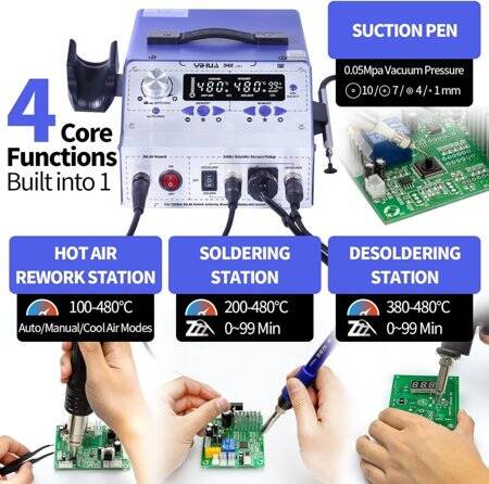 YIHUA948 I UpgradeDigital Electric Soldering Device 220V EU Plug - 2