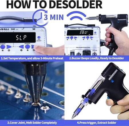 YIHUA948 I UpgradeDigital Electric Soldering Device 220V EU Plug - 4