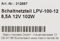 Yüksek Kaliteli Güç Kaynağı 100W 12V 8.5A - 3