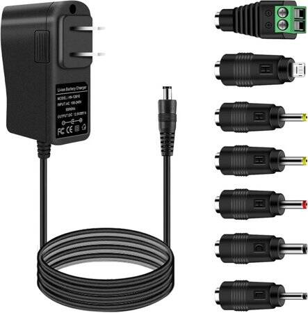 Yüksek Kaliteli Tam Amper 12.6V 800MA Lityum Pil Şarj Cihazı EU Fişli - 1