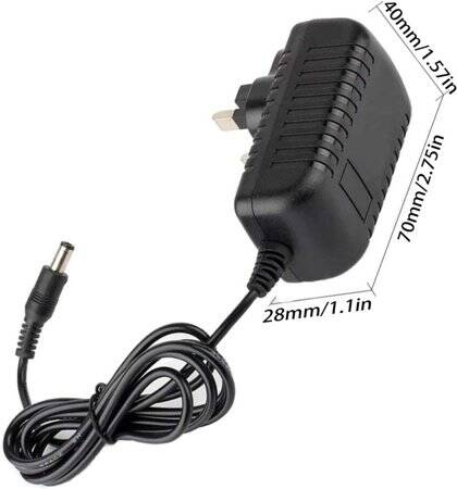 Yüksek Kaliteli Tam Amper 12V 1A Adaptör UK Fişli - 2