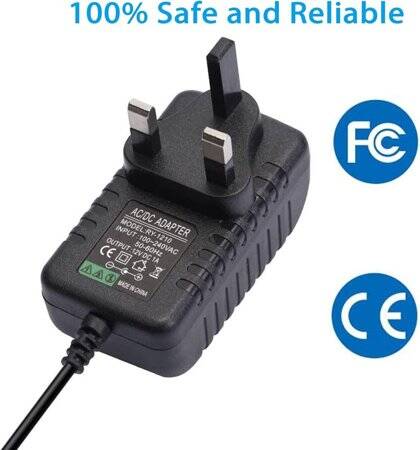 Yüksek Kaliteli Tam Amper 12V 1A Adaptör UK Fişli - 5