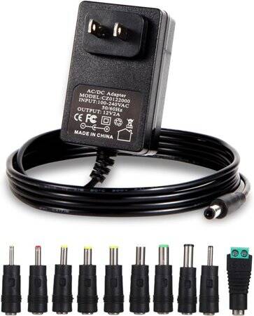 Yüksek Kaliteli Tam Amper 12V 2A Adaptör AU Fişli - 1